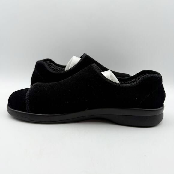 Propet Mens Coleman Slippers US 9.5 M EU 42.5 Black Suede NIB main image 4
